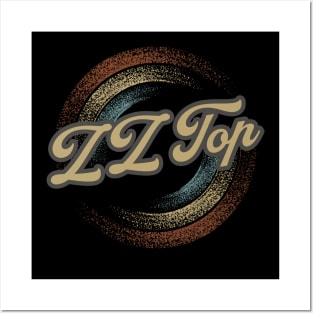 ZZ Top Circular Fade Posters and Art